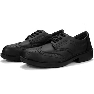RS PRO Men's Black Steel Toe Safety Shoes UK 10 EU 44 Composite Midsole Water Resistant RS500/010