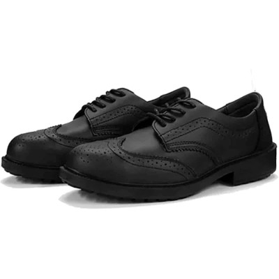 RS PRO Men's Black Steel Toe Safety Shoes UK 10 EU 44 Composite Midsole Water Resistant RS500/010