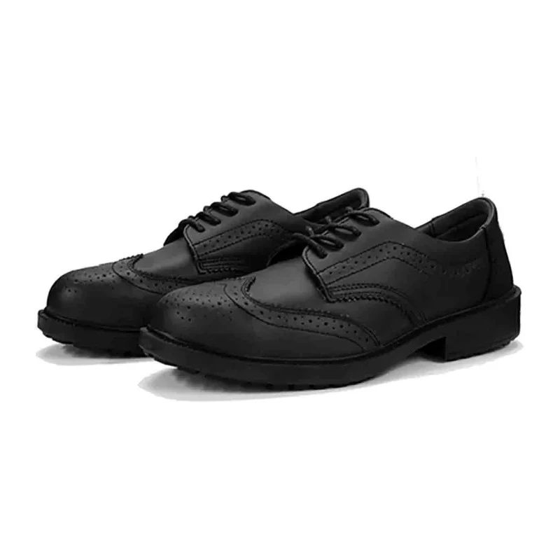 RS PRO Men's Black Steel Toe Safety Shoes UK 10 EU 44 Composite Midsole Water Resistant RS500/010