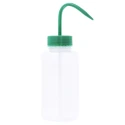 RS PRO 500ml Polyethylene Wide Neck Wash Bottle, LDPE Material, Green Lid, REACH Compliant 201-2454