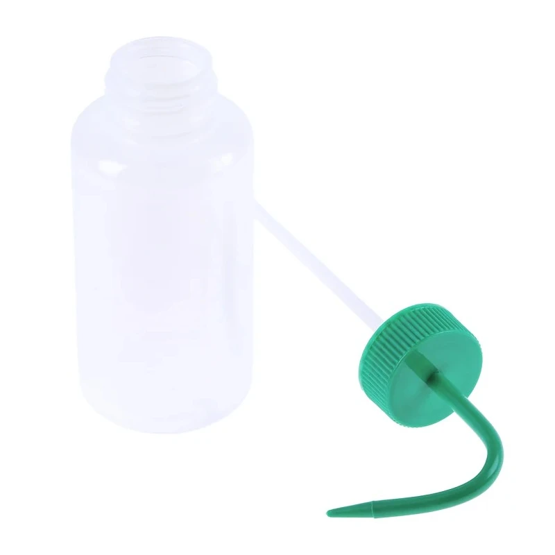 RS PRO 500ml Polyethylene Wide Neck Wash Bottle, LDPE Material, Green Lid, REACH Compliant 201-2454