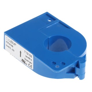 LEM Current Transformer 50 A 12V, 15V Supply Voltage Panel Mount 21mm Bore Diameter HTR 50-SB
