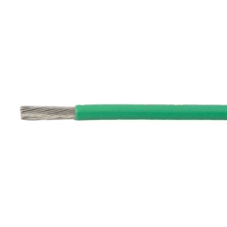 Alpha Wire Ecogen Ecowire Metric Series Green Hook Up Wire, 20 AWG, 28/0.16 mm² Core Strands, 50 m, 600V, Flame 67050 GR321