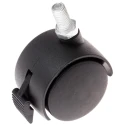 RS PRO Swivel Castor Wheel 40 kg Capacity 40 mm Wheel Diameter Nylon Material 201-2897