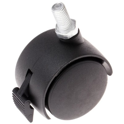 RS PRO Swivel Castor Wheel 40 kg Capacity 40 mm Wheel Diameter Nylon Material 201-2897