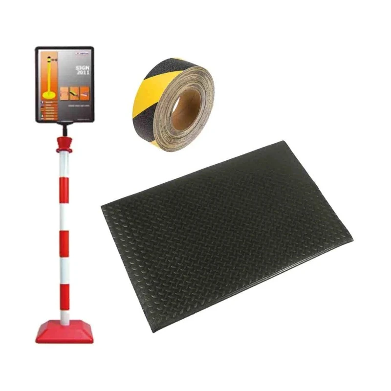 RS PRO Zone Working Kit Industrial Safety Flooring, Anti-Fatigue Mat, Information Post, Hazard Tape 201-3136