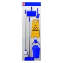 RS PRO Shadow Boards Kit, Blue, Polypropylene, Wall Mount, 7 Tools Holder 201-3134