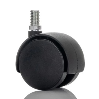 RS PRO Swivel Castor Wheel 50 mm Diameter Nylon Wheel 50 kg Load Capacity M10 Stem Thread 201-2904