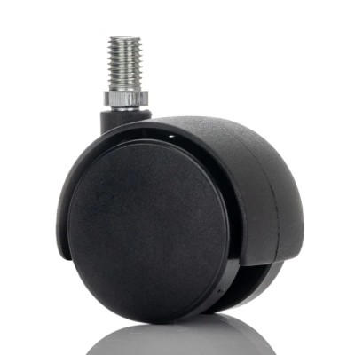 RS PRO Swivel Castor Wheel 50 mm Diameter Nylon Wheel 50 kg Load Capacity M10 Stem Thread 201-2904