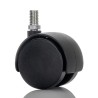 RS PRO Swivel Castor Wheel 50 mm Diameter Nylon Wheel 50 kg Load Capacity M10 Stem Thread 201-2904