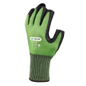 Skytec Black Green Work Gloves Size 10 with PU Coating and Steel Fibre Protection SKG00017E
