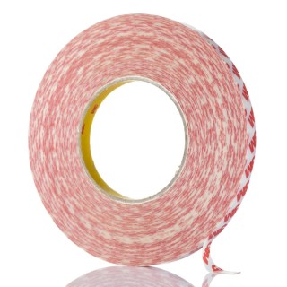3M Double Sided Clear Plastic Tape with Polypropylene Backing, 11.3N/cm Adhesion Strength, 12mm x 50m GPT -020F 12X50