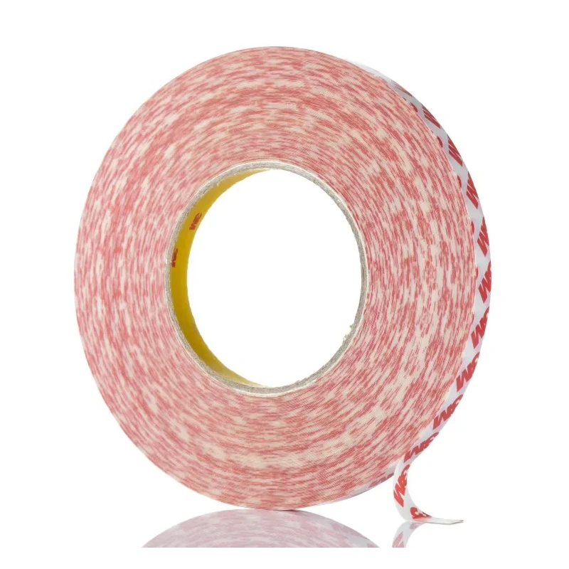3M Double Sided Clear Plastic Tape with Polypropylene Backing, 11.3N/cm Adhesion Strength, 12mm x 50m GPT -020F 12X50
