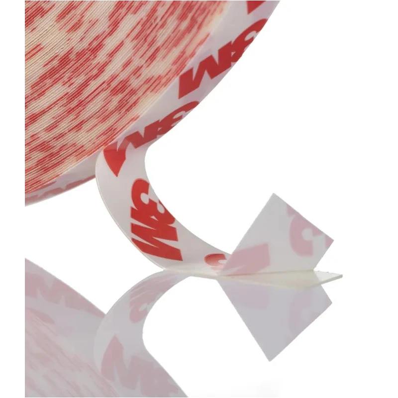 3M Double Sided Clear Plastic Tape with Polypropylene Backing, 11.3N/cm Adhesion Strength, 12mm x 50m GPT -020F 12X50