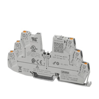 Phoenix Contact Electronic Circuit Breaker 4A 24V DIN Rail Mount, Single Channel PTCB 2909906