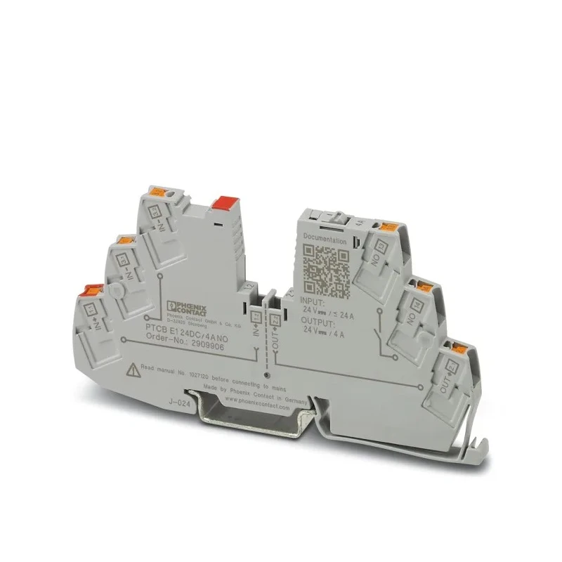 Phoenix Contact Electronic Circuit Breaker 4A 24V DIN Rail Mount, Single Channel PTCB 2909906