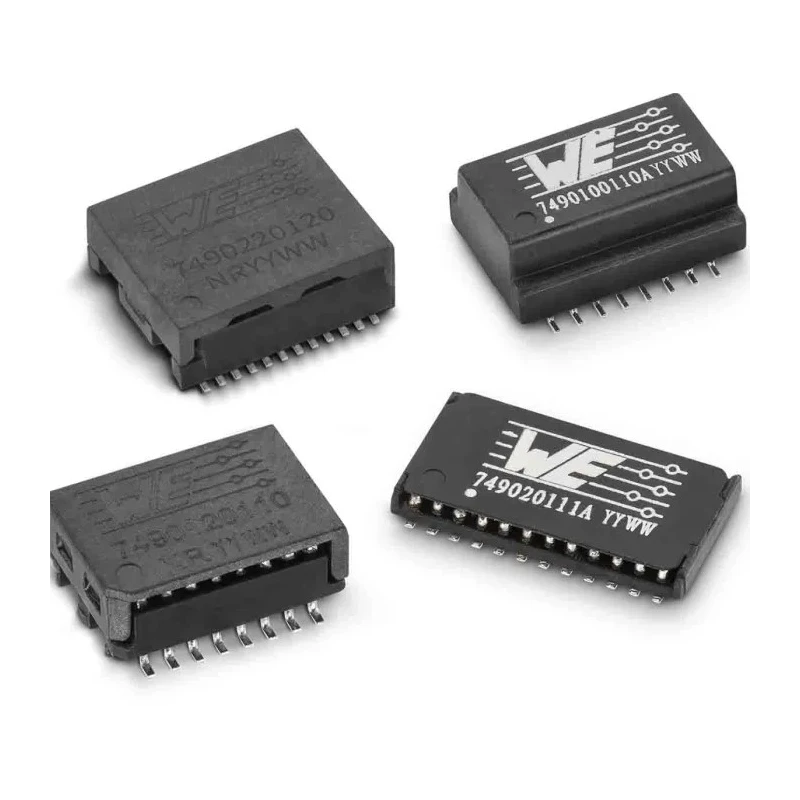Wurth Elektronik Surface LAN Ethernet Transformer 1 Output, Surface Mount, 350μH, 14.65mm Depth, -40°C to 85°C 749024015C