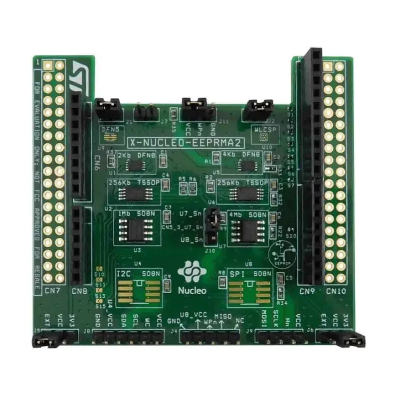 STMicroelectronics Standard I²C and SPI EEPROM Memory Expansion Board for STM32 Nucleo X-NUCLEO-EEPRMA2