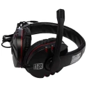 RS PRO Black and Red PC 3.5mm Over Ear Headset with Microphone 2.3m Lead Length 201-3520