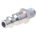 CEJN Steel Pneumatic Quick Connect Coupling Thread Size 1/8 in Male R Zinc Plated 310 Series 103105151