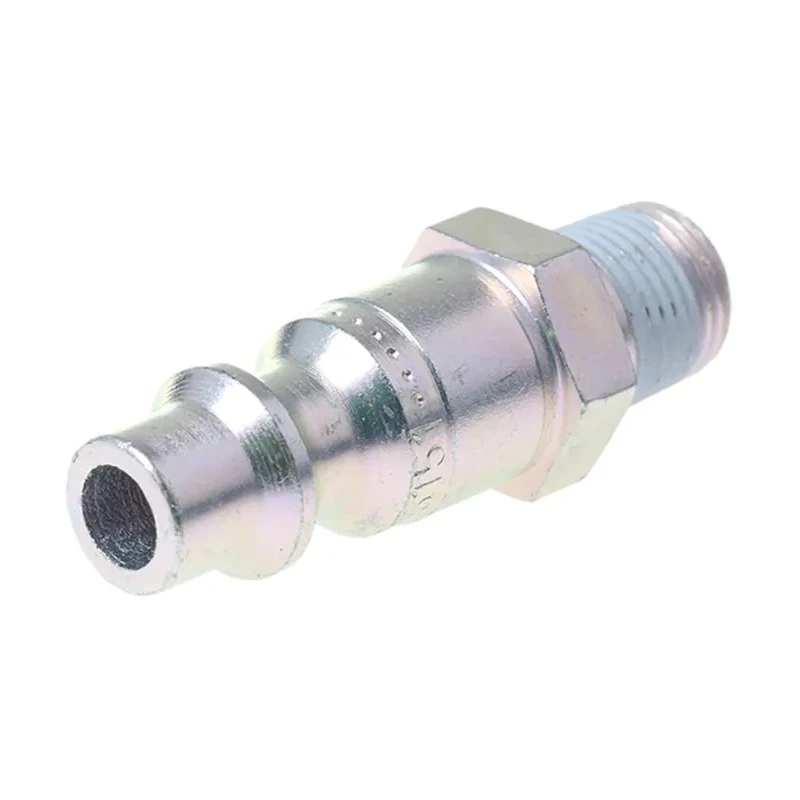 CEJN Steel Pneumatic Quick Connect Coupling Thread Size 1/8 in Male R Zinc Plated 310 Series 103105151