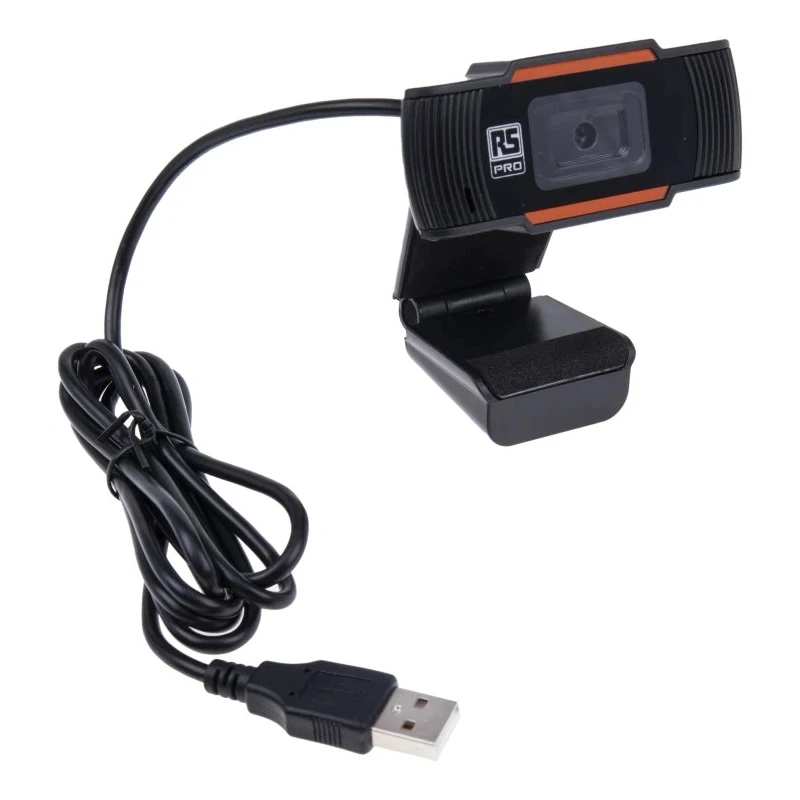 RS PRO USB 2.0 Webcam 1.4 MP 1280 x 1080 pixel 30 fps with Built-in Microphone 60° FOV 201-3521