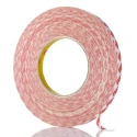 3M Clear Double Sided Plastic Tape 11.3N/cm Adhesion Strength Polypropylene Backing 19mm x 50m GPT-020F 19X50 GPT -020F 19X50