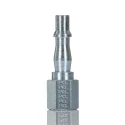 PCL Steel Pneumatic Quick Connect Coupling 1/4 in Female Rp Thread Yellow Zinc Passivated ACA2746