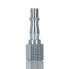 PCL Steel Pneumatic Quick Connect Coupling 1/4 in Female Rp Thread Yellow Zinc Passivated ACA2746
