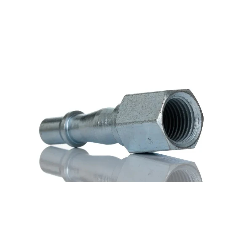 PCL Steel Pneumatic Quick Connect Coupling 1/4 in Female Rp Thread Yellow Zinc Passivated ACA2746