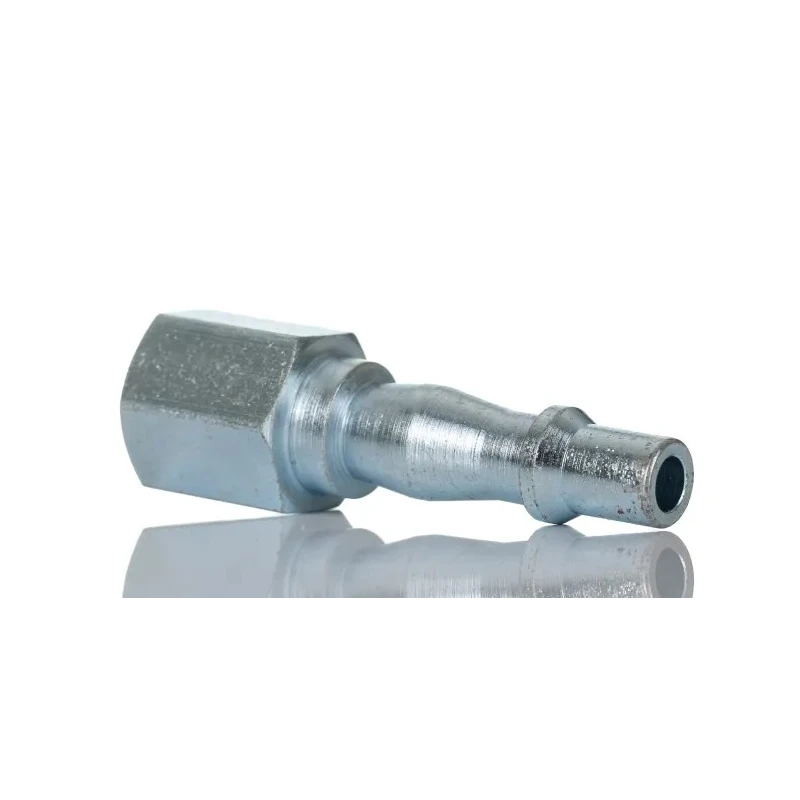 PCL Steel Pneumatic Quick Connect Coupling 1/4 in Female Rp Thread Yellow Zinc Passivated ACA2746