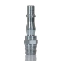 PCL Steel Pneumatic Quick Connect Coupling 1/4 in Male R Single Action ACA2593