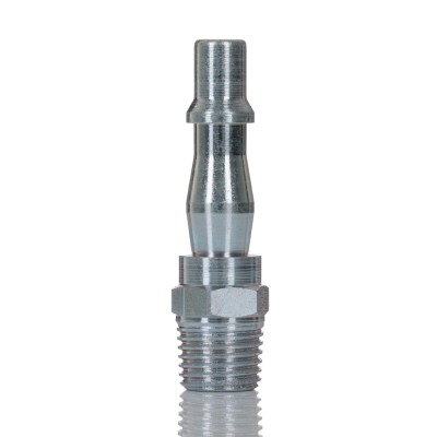 PCL Steel Pneumatic Quick Connect Coupling 1/4 in Male R Single Action ACA2593