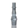 PCL Steel Pneumatic Quick Connect Coupling 1/4 in Male R Single Action ACA2593