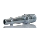 PCL Steel Pneumatic Quick Connect Coupling 1/4 in Male R Single Action ACA2593