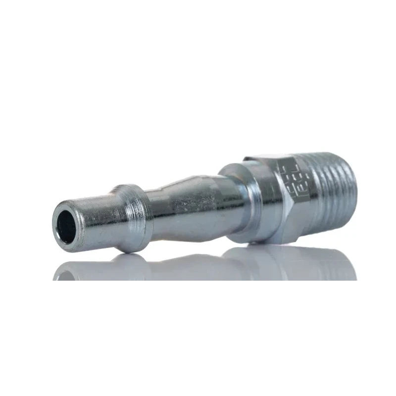 PCL Steel Pneumatic Quick Connect Coupling 1/4 in Male R Single Action ACA2593