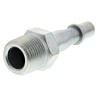 PCL Steel Pneumatic Quick Connect Coupling, 3/8 in Male R Thread, Single Action, Yellow Zinc Passivated ACA6909