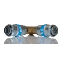 PCL Steel Pneumatic Quick Connect Coupling Male/Female Single Action, Yellow Zinc Passivated AC6103
