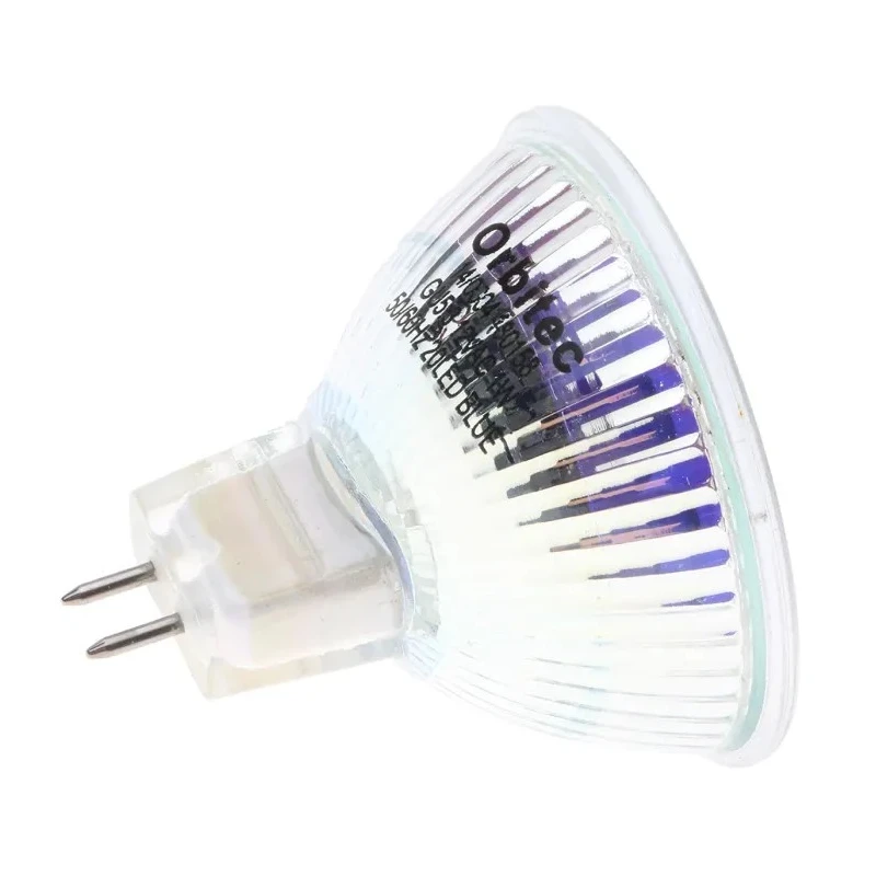 Orbitec MR16 GU5.3 LED Reflector Lamp 4 W, Blue, Reflector Shape, 12V AC, 32lm MR16
