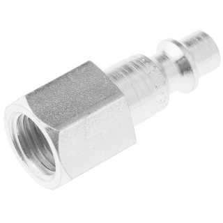 CEJN Steel Pneumatic Quick Connect Coupling, 1/4 in Female G, 310 Series Zinc Plated 103105202