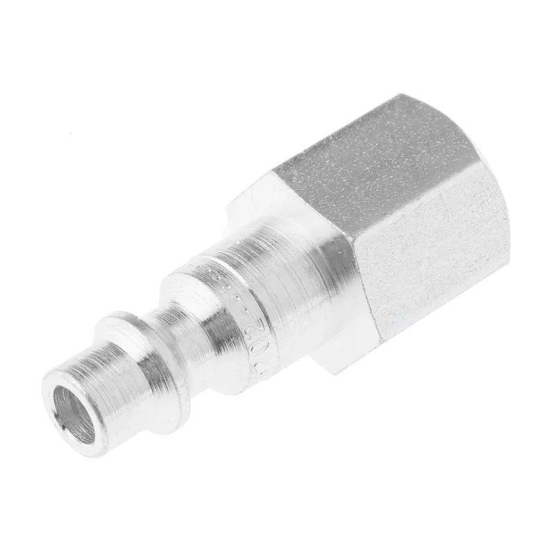 CEJN Steel Pneumatic Quick Connect Coupling, 1/4 in Female G, 310 Series Zinc Plated 103105202