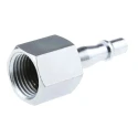PCL Steel Pneumatic Quick Connect Coupling 1/2 in Female Rp Yellow Zinc Passivated ACA6583