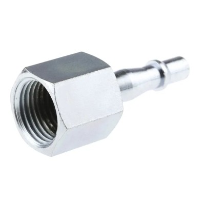 PCL Steel Pneumatic Quick Connect Coupling 1/2 in Female Rp Yellow Zinc Passivated ACA6583