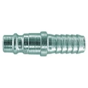 CEJN Steel Pneumatic Quick Connect Coupling Male Thread Zinc Plated 6.3mm Hose Barb 16 bar 103205002