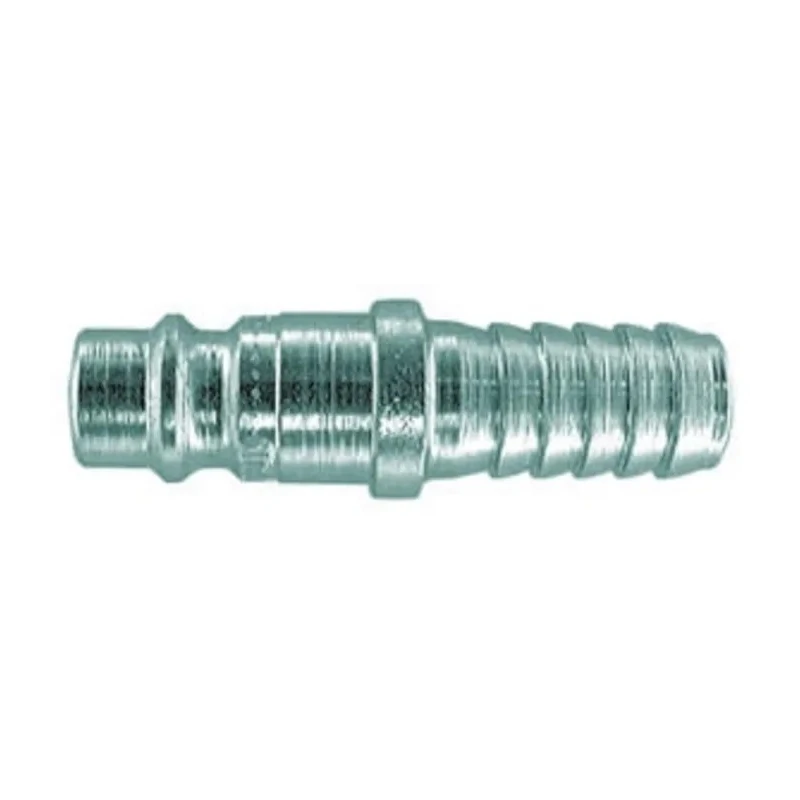 CEJN Steel Pneumatic Quick Connect Coupling Male Thread Zinc Plated 6.3mm Hose Barb 16 bar 103205002