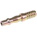 PCL Steel Pneumatic Quick Connect Coupling Male Thread 9.5mm Yellow Zinc Passivated ACA2488