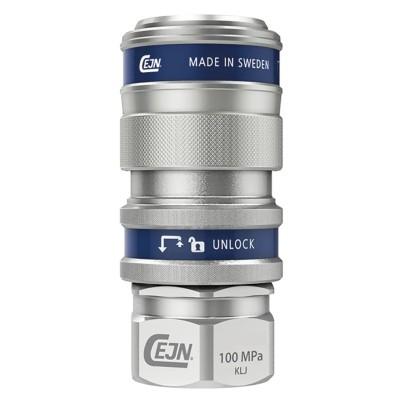 CEJN Steel Hydraulic Quick Connect Coupling Female G 3/8 inch, 100 Mpa 101151204