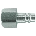 CEJN Steel Pneumatic Quick Connect Coupling 1/4 in Female G 300 Series Zinc Plated 16 bar 100°C 103005202