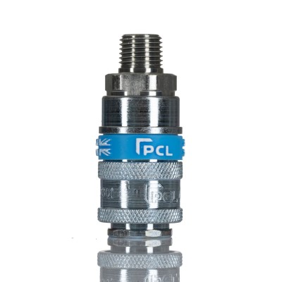 PCL Steel Pneumatic Quick Connect Coupling 1/4 in Female R Thread AC21CM