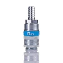 PCL Steel Pneumatic Quick Connect Coupling Male 10mm, Yellow Zinc Passivated Finish AC21T